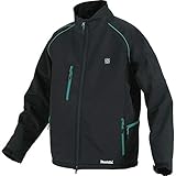 Makita DCJ205ZM Akku-Thermojacke Gr. M 12 V max. / 14,4 V / 18 V (ohne Akku, ohne Ladegerät), Schwarz