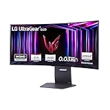 LG Electronics 34GS95QE-B.AEU UltraWide QHD UltraGear Gaming OLED-Monitor 34" (86cm), 3440 x 1440, 0,03ms GtG, 240Hz, HDR400 TRUE BLACK, NVIDIA G-Sync Compatible, AMD FreeSync Premium Pro - Grau