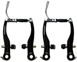 Promax Fahrrad Bremskörper V-Brake Bremsen Set Aluminium schwarz