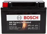 Bosch FA102 - AGM-Motorradbatterie - 12V 120A 8Ah - Geeignet für Motorräder, Motorräder, Enduros, Roller, Quads, Jetskis - Kompatibel M6010, BTX9-BS, BTX9