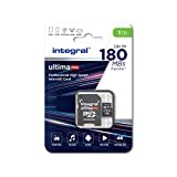 Integral 1TB Micro SD-Karte 4K Video Lesegeschwindigkeit 180MB/s und Schreibgeschwindigkeit 150MB/s MicroSDXC A2 C10 U3 UHS-I 180-V30 Unsere schnellste High Speed Micro SD-Speicherkarte