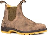 BLUNDSTONE Unisex Classic 550 Series Chelsea Boot, Rustic Brown, 41 EU