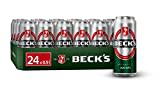 BECK'S Pils Dosenbier, Sortenreines Dosen-Set, EINWEG (24 x 0.5 l), Pils Bier