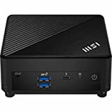 MSI Cubi 5 12M-020BDE Barebone Mini-PC, Intel Core i7-1255U, bis zu 64GB RAM, 1x M.2-SSD und 1 x 2.5”-SSD/HDD, Thunderbolt 4, WiFi 6E, Bluetooth 5.3, schwarz