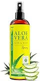 Aloe Vera Spray für Haut & Haar - 99% Bio, 355 ml - 100% Natürlich, Rein & Ohne Zusatzstoffe – Ohne Verdickungsmittel, zieht schnell ein ohne Rückstände – aus Frisch Geschnittener , Nicht Pulver