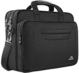 MATEIN Laptoptasche 15,6 Zoll, Laptop Tasche Aktentasche Herren Notebook, Computer Tasche Multifunktionale Business Schulter Tasche für Männer Frauen Umhänge, Schwarz