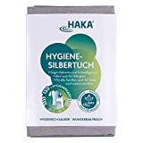 HAKA Hygiene Silbertuch, 150 WL, antibakteriell für Waschmaschine, bekämpft Gerüche bei niedrigen Temperaturen, Allergiker geeignet, 1 Stück