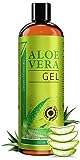 Aloe Vera Gel 99% Bio, 355 ml - ÖKO-TEST Sehr Gut - 100% Natürlich, Rein & Ohne Duftstoffe (Alkoholfrei, Kein Parfüm/WC-Duft) - Einzigartige Vegane Formel OHNE XANTHAN - aus ECHTEM SAFT, NICHT PULVER