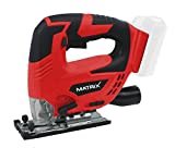 Matrix 511010574 AKJS 20 T X-ONE Akku Stichsäge 20 V, Rot/Schwarz