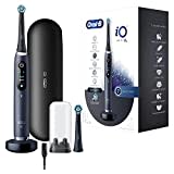 Oral-B iO Series 9 Elektrische Zahnbürste/Electric Toothbrush, 2 Aufsteckbürsten, 7 Putzmodi, Zahnpflege, Magnet-Technologie, Farbdisplay, Lade-Reiseetui, black onyx