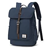 WINDTOOK Laptop Rucksack Damen 14 Zoll Klein HandgepäCk Rucksack Wasserdicht Mode Arbeitstasche Schulrucksack Teenager TagesrucksäCke Daypack für Reise Business Uni School (Blau)