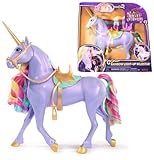 Unicorn Academy 6071157 Einhorn DollFtrRainbwLightUpWildstar, Multicolor