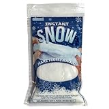 ALAZCO Instant Snow Powder – Weißes Premium-Schneepulver künstlicher Schnee – ideal für Feiertags-Schnee-Dekorationen, Spielschneetag – einfach Wasser hinzufügen (1 Packung)