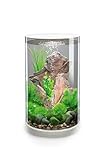 biOrb 72067 TUBE 30 LED, weiß (30 L) - 360-Grad Deko-Aquarium | Komplett-Set aus Acryl-Glas mit LED-Beleuchtung, Filter-System und Boden-Keramik