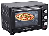 STEInBORG Mini Backofen 25 Liter | Pizza-Ofen | 3in1 Backofen | Minibackofen | Miniofen | Krümelblech | Ober-/Unterhitze | Konvektion | 60 minTimer | 1.600 Watt