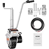 VEVOR Anhänger Stützrad 12V Elektrische Rangierhilfe Max. Anhängelast 2268kg Eletrischesstützrad 30,5-63cm Höhenverstellbar 6,7m/min Geschwindigkeit 20,3cm Vollgummirad Trailer Hänger Wohnwagen