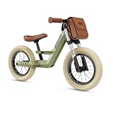 Berg Biky Retro Laufrad ab 2 Jahre, Luftreifen, Magnesiumrahmen, 12 Zoll, Kinderfahrrad Jungen und Mädchen, Sattel höhenverstellbar