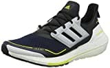 adidas Herren Ultraboost 21 C.Rdy Running Shoe, Legend Ink/Crystal White/Acid Yellow, 39 1/3 EU