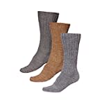 Posh Gear 3 Paar Alpaka Socken Calzedere Damen Herren, Farbmix, Größe 41-43