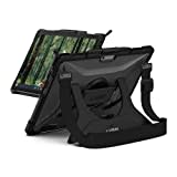 URBAN ARMOR GEAR Plasma Case - Microsoft Surface Pro 11 / Pro 10 / Pro 9 Hülle [Designed for Surface Zertifiziert, Handschlaufe & Schultergurt, Type-Cover/Surface Pen kompatibel] Ice