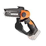 WORX WG324E.9 Akku-Einhand-Astsäge 20V - 12cm Schwertlänge - leicht & bequem - PowerShare kompatibel - ohne Akku und Ladegerät