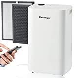 Greenmigo 25L WiFi Luftentfeuchter mit Fernsteuerung,Ionisator,HEPA-Filter,Aktivkohlefilter,Raumentfeuchter Entfeuchter bis 70m²,4.5L Wassertank,Digitaler Feuchtigkeitsanzeige,Timer ALPHA-Q25 Pro WiFi