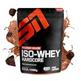 ESN IsoWhey Hardcore Proteinpulver, Chocolate, 2,5 kg, Bis zu 26 g Protein pro Portion, geprüfte Qualität - made in Germany