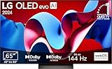 LG OLED65C47LA TV 65" (165 cm) OLED evo Fernseher (α9 Gen7 4K AI-Prozessor, webOS 24, Dolby Vision, bis zu 120Hz) [Modelljahr 2024]