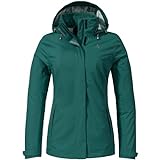 Schöffel Damen Jacket Gmund L Regen, Teal, 42 EU