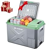 AAOBOSI Kompressor Kühlbox 24L, Kühlbox Auto -20°C bis 20°C, 12/24V DC 100-240 VC Kühlbox Elektrisch für Auto, LKW, Boot, Reisemobil, Camping