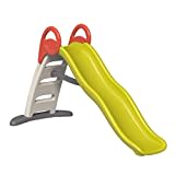 Toboggan double vague soufflée Smoby Funny - Rouge/Vert - Glisse 2m - H 118cm