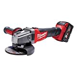 Milwaukee 4933448866 Akku-Winkelschleifer M18CAG-125X/5,0 Ah, 12 W, 12 V