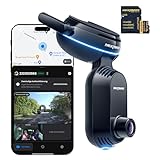 Nextbase iQ 4K Smart HD Dash-Cam Auto mit 4G/LTE und GPS, 64GB Micro SD Card Bundle, 2160p Dash Cam mit Front- & Innensicht, 1440p Dash Cam 4K mit Smart Sense Parking, Emergency SOS, Roadwatch AI