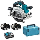 Makita DHS660RTJ Akku-Handkreissäge 57 mm 18 V 5,0 Ah, 2 Akkus + Ladegerät im MAKPAC Bunt