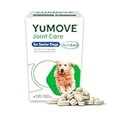 Lintbells | YuMOVE ausgewachsener Seniorin Hund | Hüft- und Gelenkergänzung für steife ausgewachsene Hunde, mit Glucosamin, Chondroitin, Grünlippmuschel | 9+ | 120 Tabletten