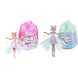 Crystal Flyers Rainbow Glitter - Fliegende Schimmernde Feen-Puppe & Crystal Flyers Kawaii Fliegende Fee