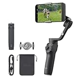 DJI Osmo Mobile 6 Gimbal-Stabilisator für iPhone Android, 3-Achsen-Handy-Gimbal, integrierter Verlängerungsstab, Objektverfolgung, tragbar und faltbar, Vlogging-Stabilisator, YouTube TikTok