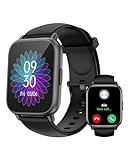 RUIMEN Smartwatch mit Telefonfunktion,Smartwatch für Damen Herren HD-Touch Screen Fitnessuhr mit SpO2-Überwachung Pulsuhr Schlafmonitor Schrittzähler Uhr Multi Trainingsmodi für Android iOS