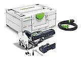 Festool Dübelfräse DF 500 Q-Plus DOMINO (mit DOMINO Fräser, Zusatzanschlag, Gabelschlüssel), im Systainer