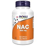 Now Foods NAC (N-Acetyl Cysteine), 600mg 3-Tage-Depot, Nahrungsergänzung, 100 vegane Kapseln, Laborgeprüft, Sojafrei, Glutenfrei, Gentechnikfrei