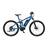 FISCHER E-Mountainbike MONTIS EM 1862 Elektrofahrrad für Damen und Herren, RH 48 cm, Mittelmotor 80 Nm, 48 V Akku, brilliantblau matt, 48cm-557Wh