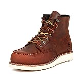 SL-Saint Herren Arbeitsstiefel Weiche Moc Toe Klassische Knöchel Mode Casual 6'' Keilsohle Schuhe