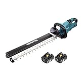 Makita DUH 551 T Akku Heckenschere 36V 550mm + 2x Akku 5,0Ah - ohne Ladegerät