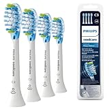 Philips Sonicare Original C3 Premium Plaque Defence Standard Schallzahnbürstenköpfe - 4er-Pack in Weiß (Modell HX9044/17)