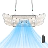 VIVOSUN AeroLight Wing AW200SE, LED Grow Lampe 200W, LED Pflanzenlampe mit integriertem Umwälzventilator und GrowHub-Controller E25, kompatibel mit App&E42A, Schaffen intelligente Wachstumsumgebung