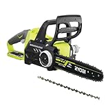 RYOBI 18 V ONE+ Brushless Akku-Kettensäge OCS1830, Schwertlänge 30 cm, bürstenloser Motor, werkzeugloses Kettenspannen, ohne Akku und Ladegerät