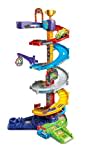 VTech Tut Tut Baby Flitzer - 2-in-1 Turboturm – Großes Turm-Spielset mit 2 Aufbaumöglichkeiten, Turborenner, Weichen, Falltür u. v. m. – Für Kinder von 1-5 Jahren