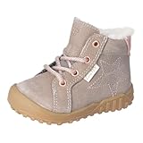 RICOSTA Mädchen Winterstiefel Denny, Baby und Kleinkinder Lauflernschuhe, Weite: Weit, CareTEX, terracare, gefüttert, kies/rosa (650), 21 EU