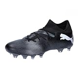 PUMA Herren Future 7 Match Fg/Ag Soccer Shoe, Black White, 41 EU