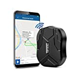 TKMARS GPS Tracker Ohne ABO GPS Tracker Auto 90 Tage Standby-Zeit, 5 Sekunden Zum Aktualisieren Der Position, Stark Magnetisch und Wasserdicht mit Kostenloser App, 5000mah